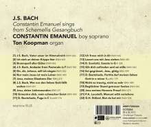 Johann Sebastian Bach (1685-1750): Schemellis Gesangbuch BWV 439-507 (Ausz.), CD