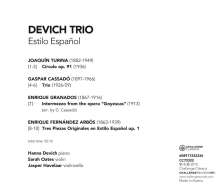 Devich Trio - Estilo Espagnol, CD