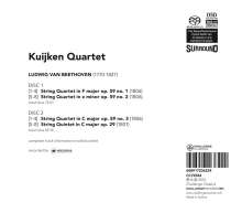 Ludwig van Beethoven (1770-1827): Streichquartette Nr.7-9, 2 Super Audio CDs