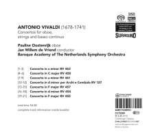 Antonio Vivaldi (1678-1741): Oboenkonzerte RV 450,454,455,457,461,463, Super Audio CD