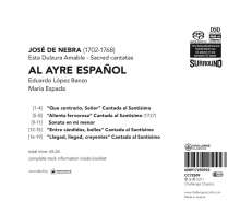Jose de Nebra (1702-1768): Geistliche Kantaten, Super Audio CD