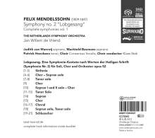 Felix Mendelssohn Bartholdy (1809-1847): Sämtliche Symphonien Vol.1, Super Audio CD