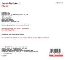 Jacob Karlzon (geb. 1970): Shine, CD