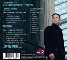 Sergey Tanin - Brahms / Schubert-Liszt / Prokofieff (Deluxe-Edition im Hardcover), CD