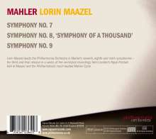 Gustav Mahler (1860-1911): Symphonien Nr.7-9, 6 CDs