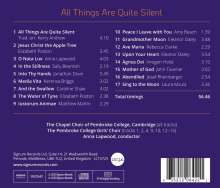 Chapel Choir of Pembroke College Cambridge - All Things Are Quite Silent, CD
