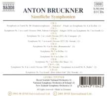 Anton Bruckner (1824-1896): Symphonien Nr.0-9, 11 CDs