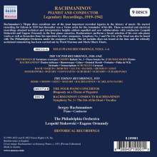 Sergej Rachmaninoff - Pianist and Conductor (Legendary Recordings 1919-1942), 9 CDs