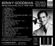 Benny Goodman (1909-1986): Jam Session - Swing Favourites Vol. 2 - 1936 - 1939, CD