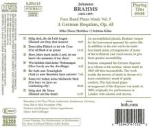 Johannes Brahms (1833-1897): Klaviermusik zu 4 Händen Vol.5, CD