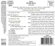 Henry Purcell (1659-1695): The Tempest (Bühnenmusik), CD