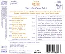 Marcel Dupre (1886-1971): Orgelwerke Vol.9, CD