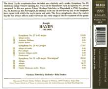 Joseph Haydn (1732-1809): Symphonien Nr.27,28,31, CD