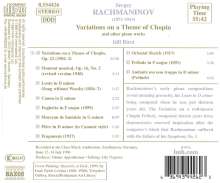 Sergej Rachmaninoff (1873-1943): Klavierwerke, CD
