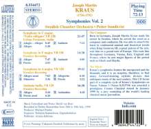 Josef Martin Kraus (1756-1792): Symphonien C-Dur,F-Dur,A-Dur (VB 138,130,128), CD