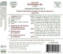 Krzysztof Penderecki (1933-2020): Symphonie Nr.3, CD