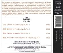 Franz Danzi (1763-1826): Bläserquintette op.68 Nr.1-3, CD