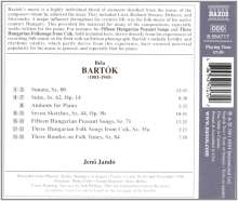 Bela Bartok (1881-1945): Klavierwerke Vol.1, CD