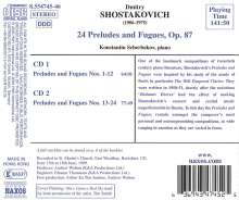 Dmitri Schostakowitsch (1906-1975): Präludien &amp; Fugen op.87 Nr.1-24, 2 CDs