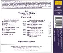 Jose Vianna da Motta (1868-1948): Klavierwerke, CD