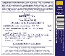 Leopold Godowsky (1870-1938): Klavierwerke Vol.15 (53 Studien über die Etüden von Chopin Vol.2), CD
