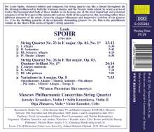 Louis Spohr (1784-1859): Streichquartette Vol.16, CD
