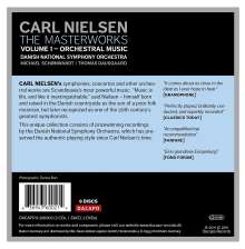 Carl Nielsen (1865-1931): Carl Nielsen - Masterworks 1: Orchestermusik, 4 CDs und 1 DVD