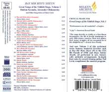 Great Songs of the Yiddish Stage Vol.2, CD