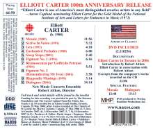 Elliott Carter (1908-2012): Elliott Carter - 100th Anniversary Release, 1 CD und 1 DVD