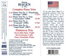 Daron Hagen (geb. 1961): Klaviertrios Nr.1-4, CD