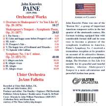 John Knowles Paine (1839-1906): Symphonie Nr.1, CD