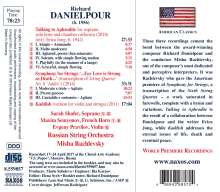 Richard Danielpour (geb. 1956): Talking to Aphrodite für Sopran, Horn &amp; Kammerorchester, CD