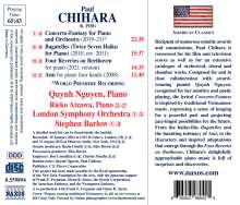 Paul Chihara (geb. 1938): Konzert-Fantasie für Klavier &amp; Orchester, CD