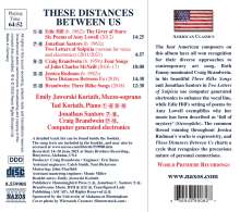 Emily Jaworski Koriath - These Distances Between Us, CD