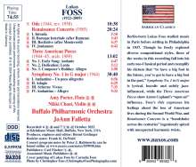 Lukas Foss (1922-2009): Symphonie Nr.1, CD