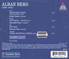 Alban Berg (1885-1935): 7 Frühe Lieder (Orchesterversion 1928), CD