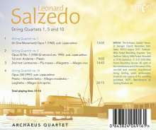 Leonard Salzedo (1921-2000): Streichquartette Nr.1,5,10, CD