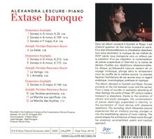 Alexandra Lescure - Extase baroque, CD