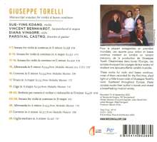 Giuseppe Torelli (1658-1709): Sonaten für Violine &amp; Bc D-Dur, e-moll, g-moll, A-Dur, CD