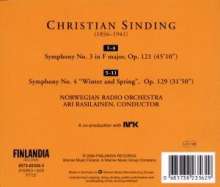 Christian Sinding (1856-1941): Symphonien Nr.3 &amp; 4, CD