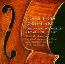Francesco Geminiani (1687-1762): Sonaten für Cello &amp; Bc op.5 Nr.1-6, Super Audio CD