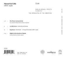 Manuel de Falla (1876-1946): Der Dreispitz (Ges.-Aufn.), CD