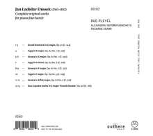 Johann Ludwig Dussek (1760-1812): Werke für Klavier 4-händig, CD