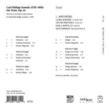 Carl Stamitz (1745-1801): Trios op.14 Nr.1-6 für Flöte,Violine &amp; Bc, CD