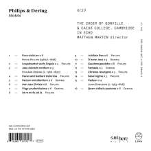 Gonville &amp; Caius College Choir - Motetten von Philips &amp; Dering, CD