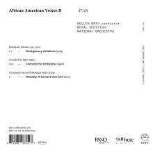 Royal Scottish National Orchestra - African American Voices Vol.2, CD