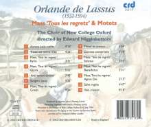 Orlando di Lasso (Lassus) (1532-1594): Missa Tous les regretz, CD