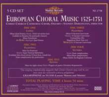 Christ Church Cathedral Choir - European Choral Music, 5 CDs