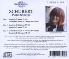 Franz Schubert (1797-1828): Klaviersonaten D.568,613,625,664,894,960, 3 CDs
