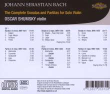 Johann Sebastian Bach (1685-1750): Sonaten &amp; Partiten für Violine BWV 1001-1006, CD